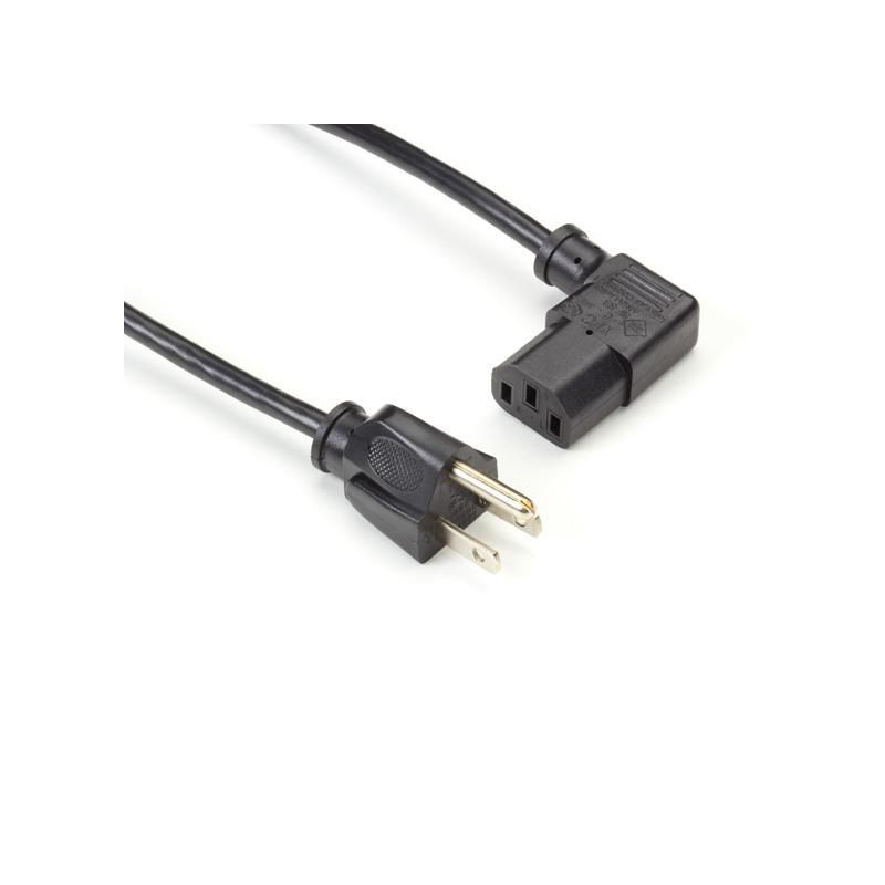 US RIGHT ANGLE POWER CORD 6 FT