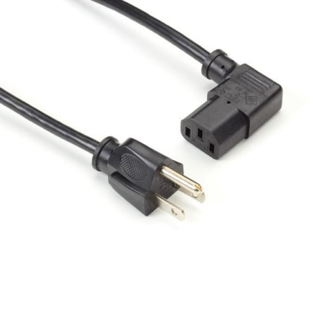 US RIGHT ANGLE POWER CORD 6 FT