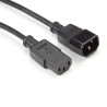 C13 SOCKET TO C14 PLUG MOLDED