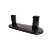 System 2 - Heavy Duty Twin Pole Ceiling / Floor Mount For 50 | APLIUM