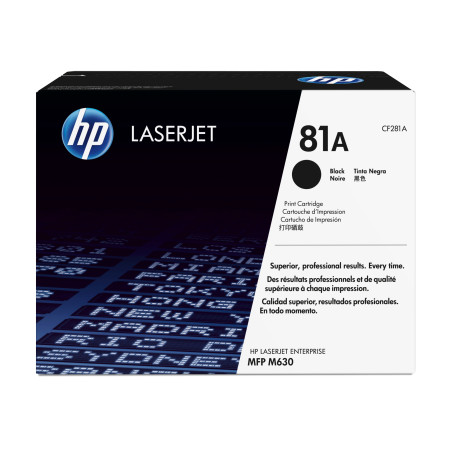 HP Toner/81A Black LaserJet TonerCart