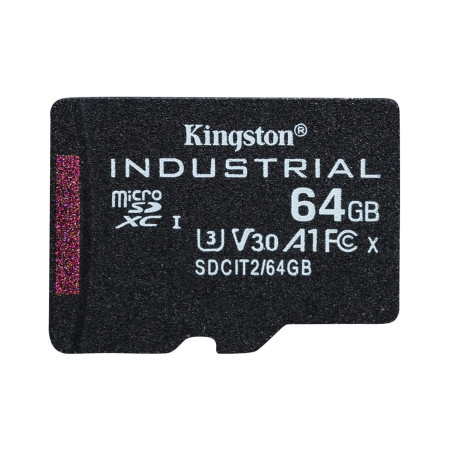 64GB Microsdxc Industrial C10 A1 Pslc Card Singlepack W/O Ad | APLIUM