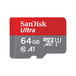 64GB Sandisk Ultra Microsdxc + SD 100MB/S Class 10 Uhs-i Tab | APLIUM