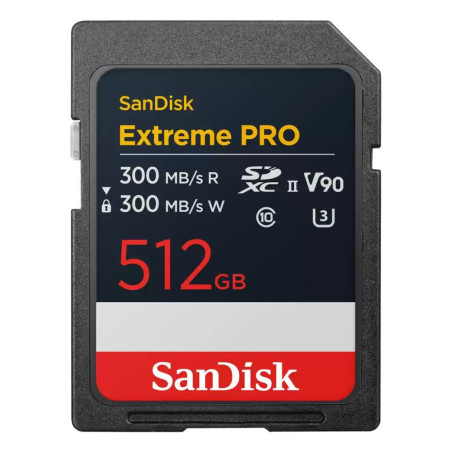 Sandisk Extreme Pro 512GB SD Uhs-ii (V90) | APLIUM