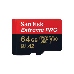 Extreme Pro Microsdxc 64GB+SD Adapter 200MB/S 90MB/S A2 C10 | APLIUM