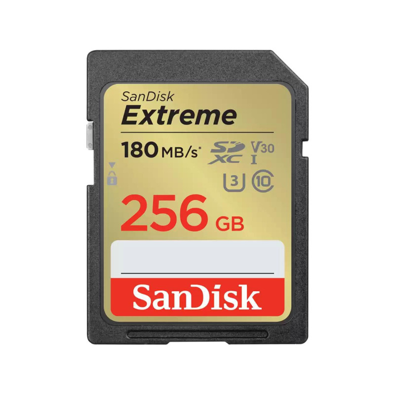 SanDisk Extreme - Tarjeta de memoria flash - 256GB - Video C | APLIUM