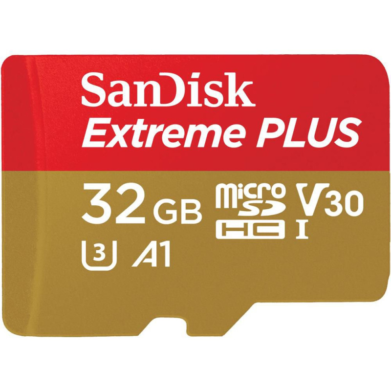 Extreme Plus microSDHC 32GB+SD Adapter | APLIUM