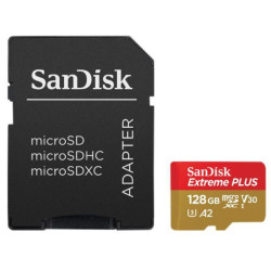 Extreme Plus Microsdxc 128GB+SD Adapter 200MB/S 90MB/S A2 C1 | APLIUM