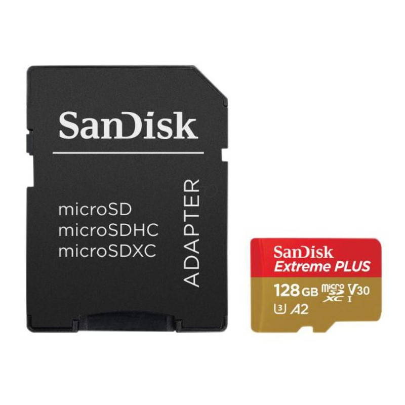 Extreme Plus Microsdxc 128GB+SD Adapter 200MB/S 90MB/S A2 C1 | APLIUM
