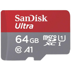 Sandisk Ultra Microsdxc 64GB + SD Adapter 140MB/S A1 CLASS10 | APLIUM