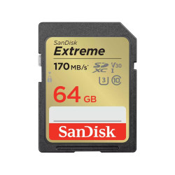 SanDisk Extreme - Tarjeta de memoria flash - 64GB - Video Cl | APLIUM