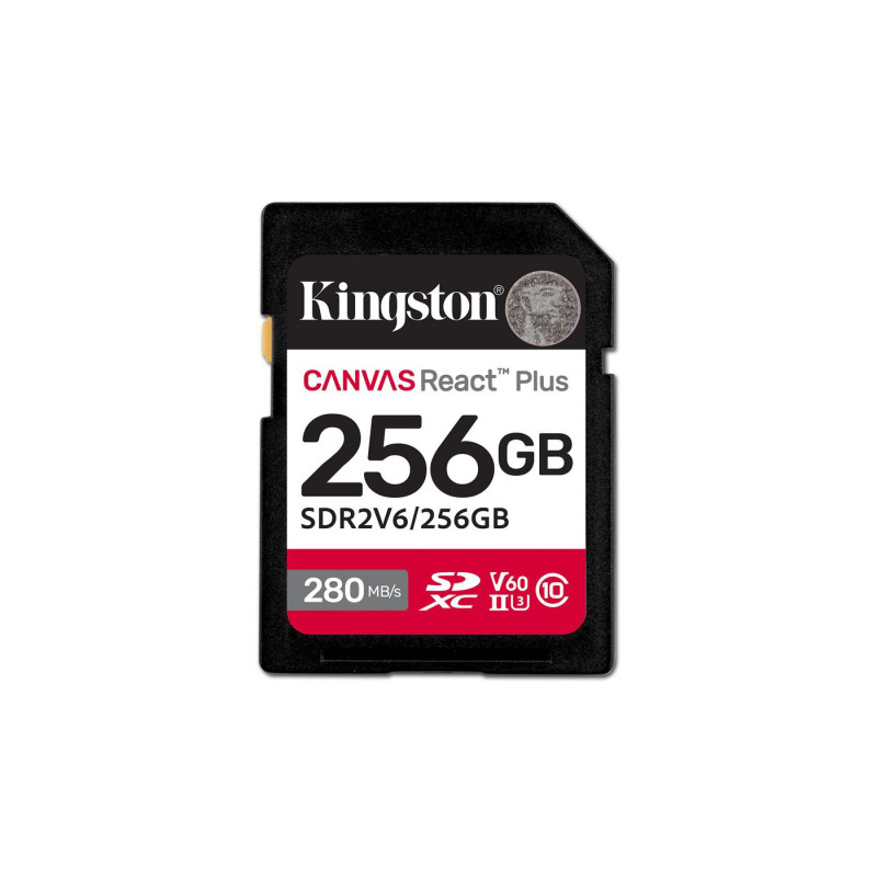 256GB Sdxc Canvas React Plus U3 Uhs-ii 280R/150W V60 Full HD | APLIUM