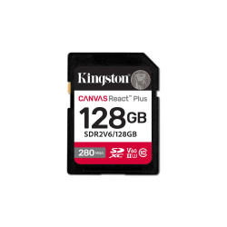 Kingston Technology Canvas React Plus 128 GB SDXC UHS-II Cla | APLIUM