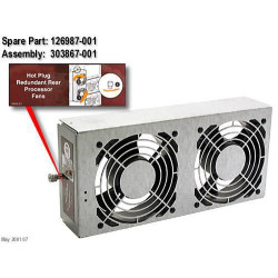 Hot pluggable processor fan