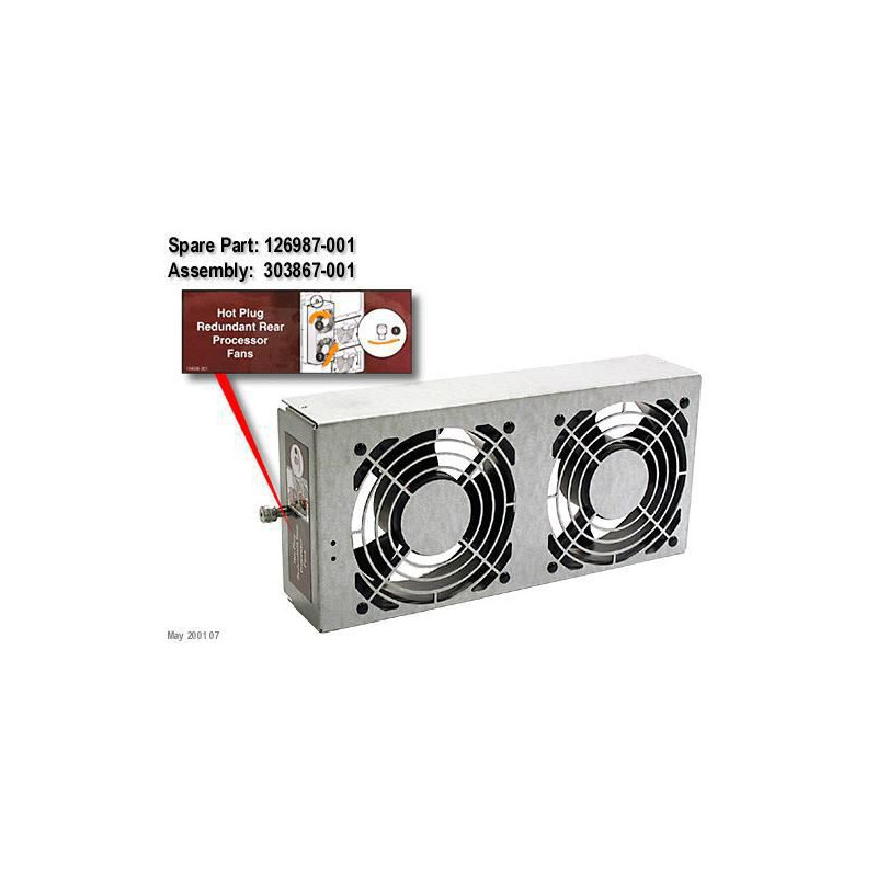 Hot pluggable processor fan