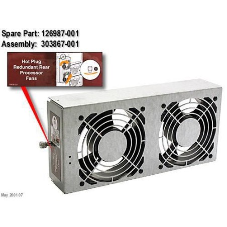 Hot pluggable processor fan