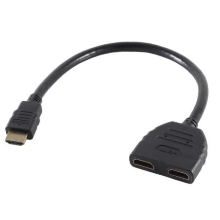 HDMI 19M - 2X HDMI 19F