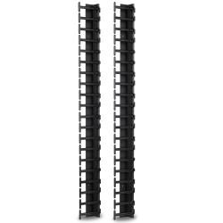 Vrt Cbl Mngr N/Shelter SX 600mm W 42U x2