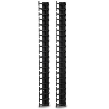 Vrt Cbl Mngr N/Shelter SX 600mm W 42U x2