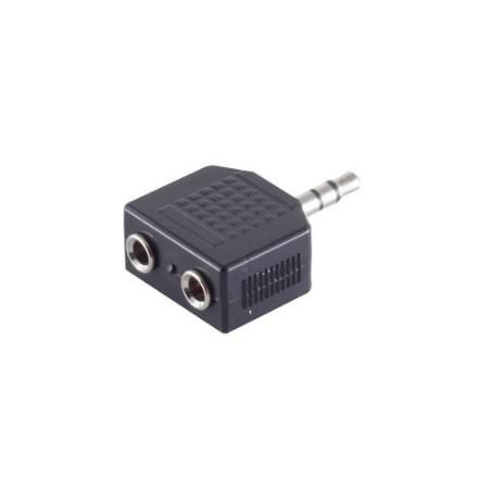 Adapter 3.5mm - 2x3.5mm M-F