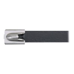 PanSteelTie 316SS POLY H 14.3 BLK P50