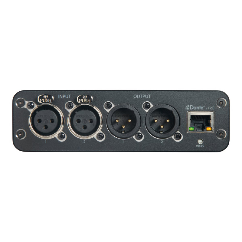 2 Ch IN/2 Ch Out - Dante 1/3 Ru Xlr
