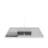902 Ceiling Array Wht Sqr 60CM Lspkr