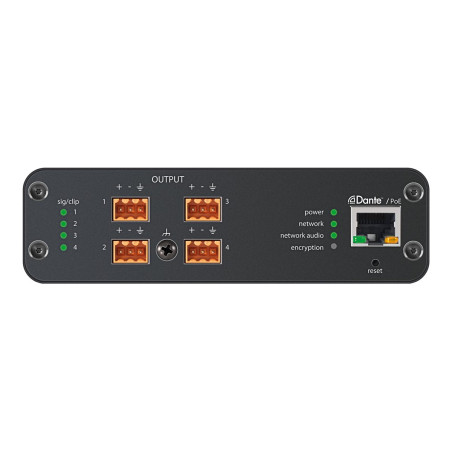 4CH MIC/LINE Out-dnte 1/3RU Block