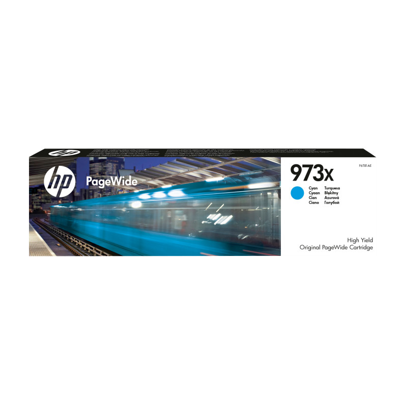 HP 973X Ink Cart HY PageWide Cyan