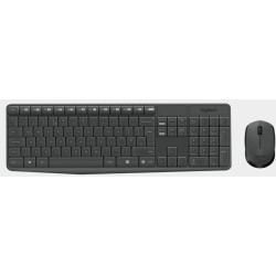 MK235 Wireless KBD+Mouse Grey PT