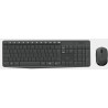 MK235 Wireless KBD+Mouse Grey PT