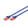 CAT 6, U-UTP patch cord, PVC