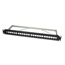 Keystone Panel 1U, 24 ports, | APLIUM