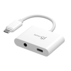 Usb-c To 3.5MM Audio Adapter Adapter With Power Delivery | APLIUM
