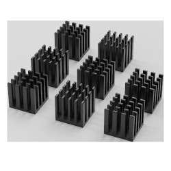 Heatsink For M.2 SSD MODULE15X15MM Black Self Adhesiv | APLIUM