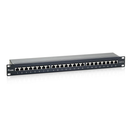 PatchPanel Cat.6 24 Port equip | APLIUM