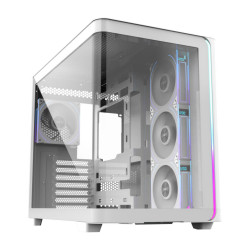Fsp Caja M580-WP (ATX Mid Tower, USB3.0 X 2, Type C, White, | APLIUM