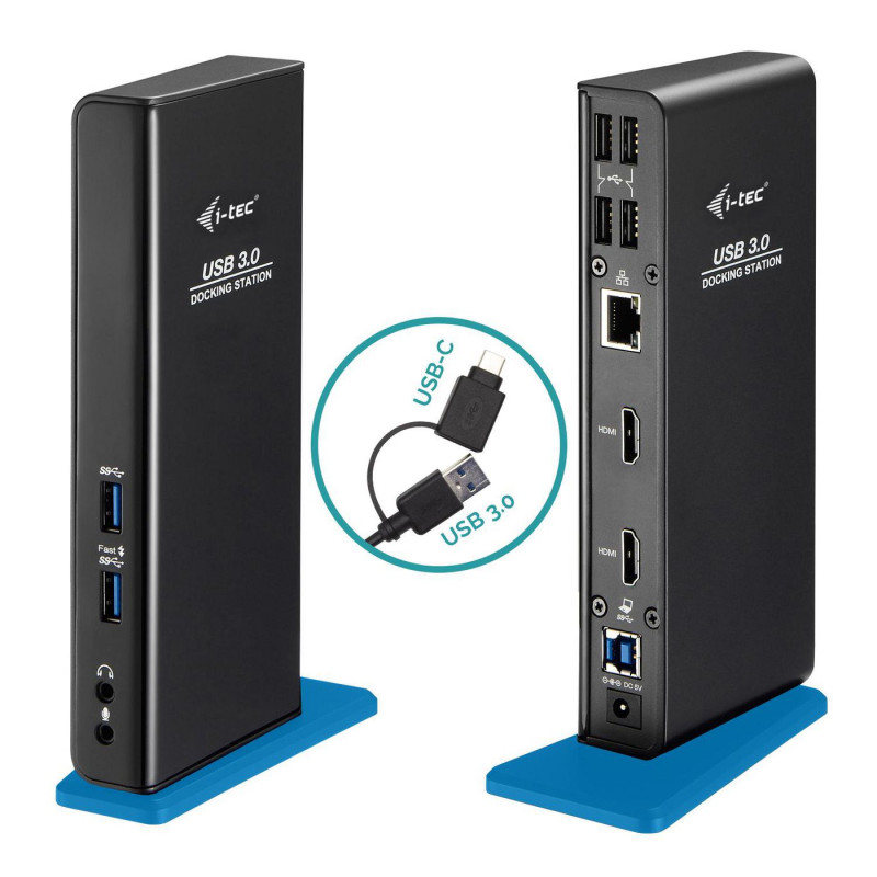 I-tec USB 3.0/USB-C Dual HDMI Docking Station | APLIUM
