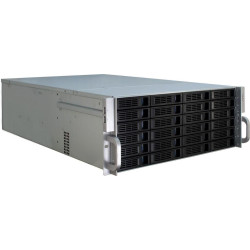 4U-4424 Rack Black, Silver | APLIUM