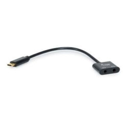Audio Cable 0.15 M Usb C 2 X | APLIUM