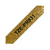 TAPE/TZePR831 12MM BLACK ON GOLD