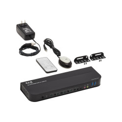4PT HDMI/USB Kvm Switch 4K 60HZ Hdr Hdcp 2.2 Ir USB Sharing | APLIUM
