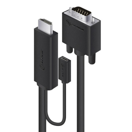 2M Hdmi To Vga Cable With Usb | APLIUM