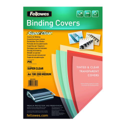 Pack 100 Portadas Pvc Transparente Cristal 150 Micras A4 Fel | APLIUM