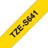 Tape/18mm black on yellow f P-Touch TZE