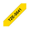 Tape/18mm black on yellow f P-Touch TZE
