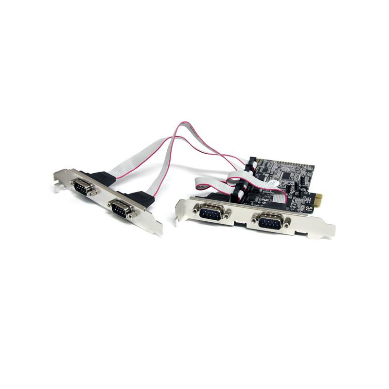 4 Port PCIe Serial Adapter Card w/16550