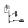 Lx Wall Mount Lcd Keyboard + Universal CPU Holder Aluminium | APLIUM