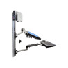 Lx Wall Mount Lcd Keyboard + Universal CPU Holder Aluminium | APLIUM