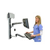 Lx Wall Mount Lcd Keyboard + Universal CPU Holder Aluminium | APLIUM